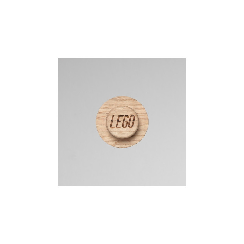 Room Copenhagen LEGO 1x1 Garderobe, 3er-Set 40160900, Wandhalterung(eiche, hell)