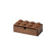 Room Copenhagen LEGO 2x4 Holz Schreibtischschublade, Aufbewahrungsbox(eiche, dunkel, Outlet)