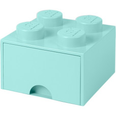 Room Copenhagen LEGO Brick Drawer 4 aquablau, Aufbewahrungsbox(blau)