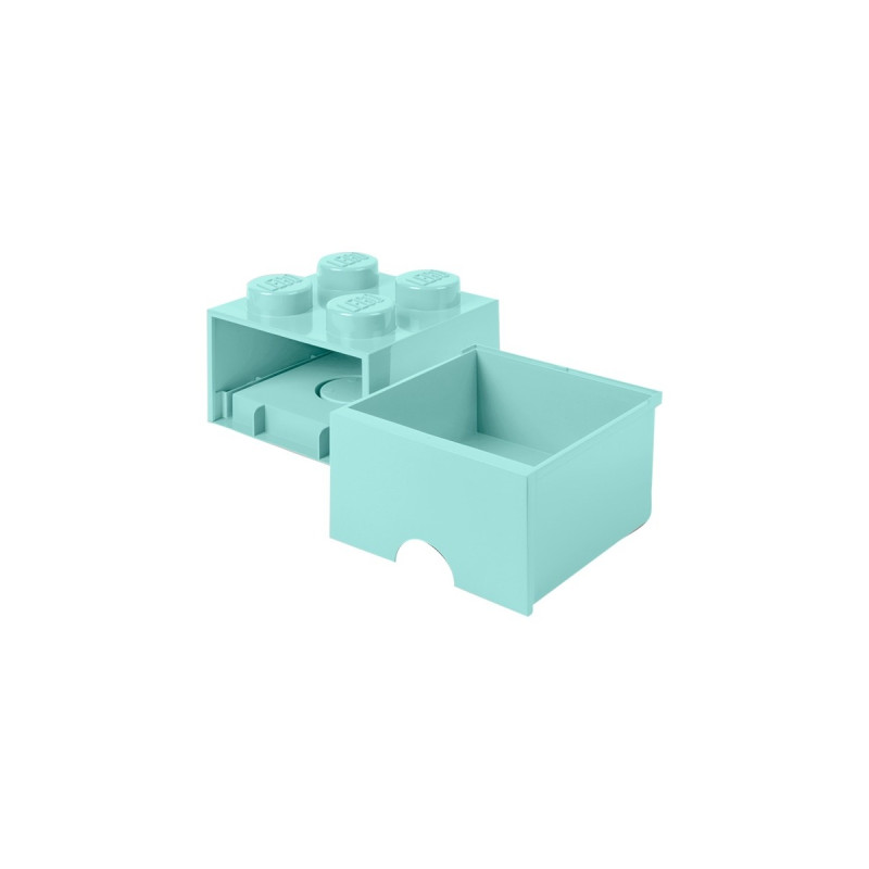 Room Copenhagen LEGO Brick Drawer 4 aquablau, Aufbewahrungsbox(blau)