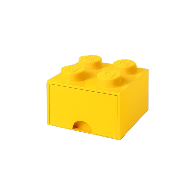 Room Copenhagen LEGO Brick Drawer 4 gelb, Aufbewahrungsbox(gelb)