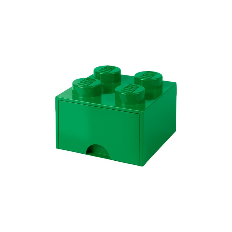 Room Copenhagen LEGO Brick Drawer 4 grün, Aufbewahrungsbox(grün)