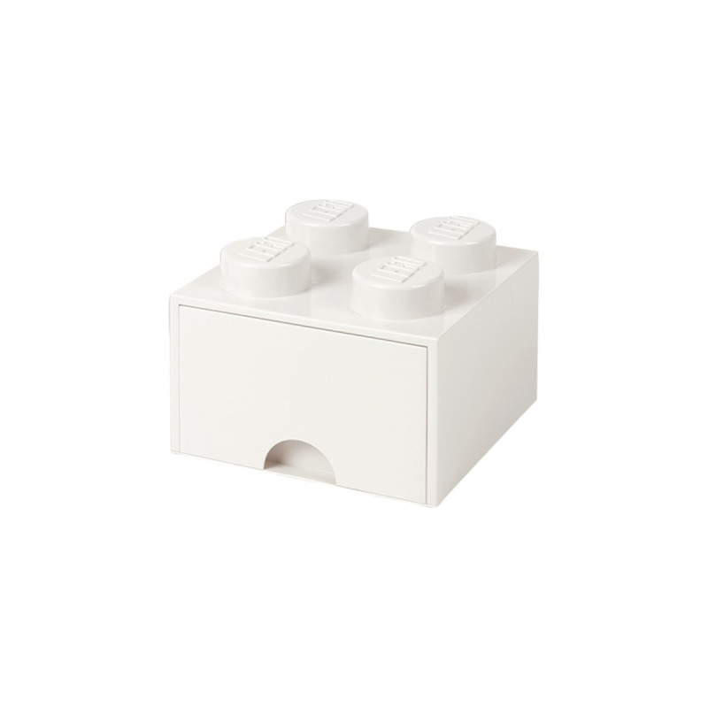 Room Copenhagen LEGO Brick Drawer 4 weiß, Aufbewahrungsbox(weiß)