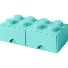 Room Copenhagen LEGO Brick Drawer 8 aquablau, Aufbewahrungsbox(blau)