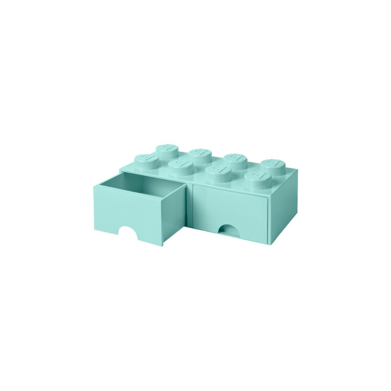 Room Copenhagen LEGO Brick Drawer 8 aquablau, Aufbewahrungsbox(blau)