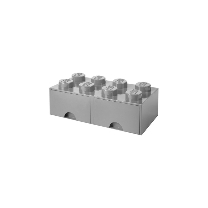 Room Copenhagen LEGO Brick Drawer 8 grau, Aufbewahrungsbox(grau)