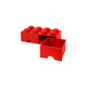 Room Copenhagen LEGO Brick Drawer 8 rot, Aufbewahrungsbox(rot)