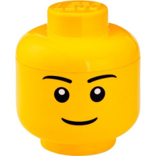 Room Copenhagen LEGO Iconic Storage Head , Aufbewahrungsbox(gelb, Größe L, Männlich)