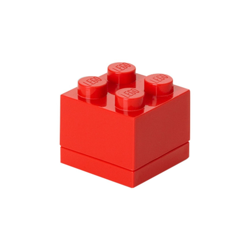 Room Copenhagen LEGO Mini Box 4 rot, Aufbewahrungsbox(rot)