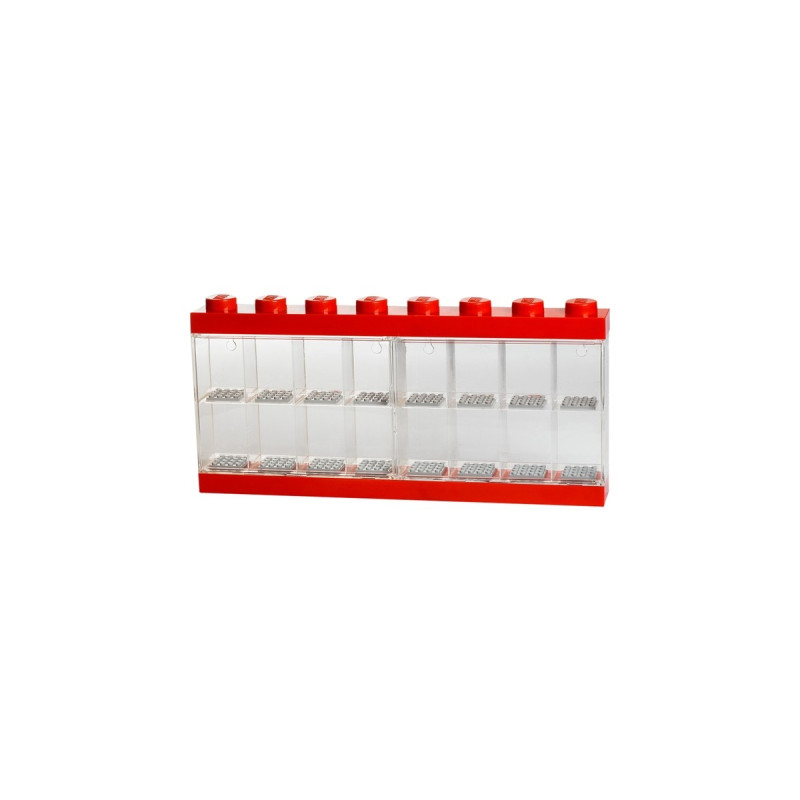 Room Copenhagen LEGO Minifiguren Display Case 16 rot, Aufbewahrungsbox(rot)