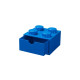 Room Copenhagen LEGO Schreibtischschublade 4, Aufbewahrungsbox(blau, Noppen)