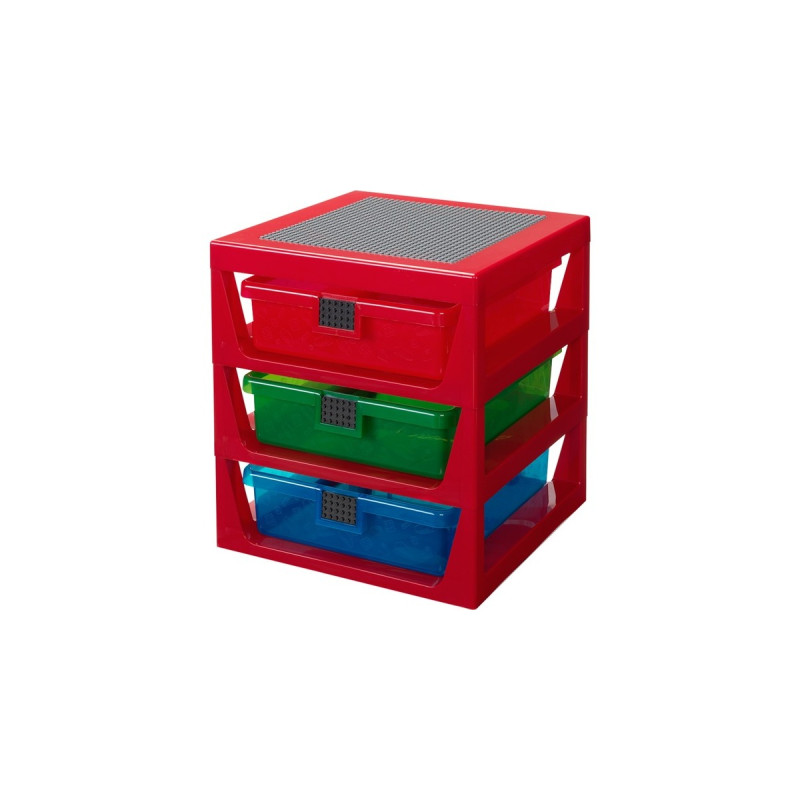 Room Copenhagen LEGO Schubladenbox, Aufbewahrungsbox(rot)