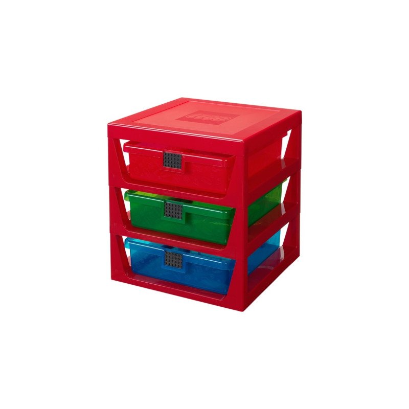 Room Copenhagen LEGO Schubladenbox, Aufbewahrungsbox(rot)
