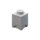 Room Copenhagen LEGO Storage Brick 1, Aufbewahrungsbox(grau)