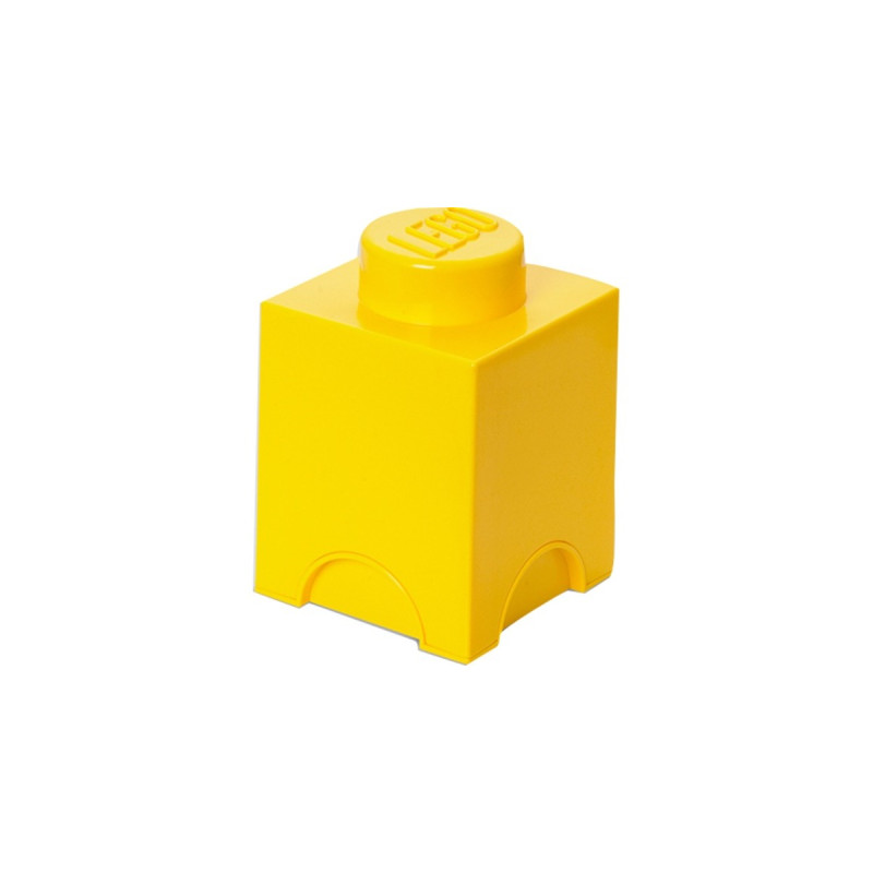 Room Copenhagen LEGO Storage Brick 1 gelb, Aufbewahrungsbox(gelb)