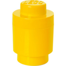 Room Copenhagen LEGO Storage Brick 1 rund gelb, Aufbewahrungsbox(gelb)