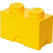 Room Copenhagen LEGO Storage Brick 2 gelb, Aufbewahrungsbox(gelb)