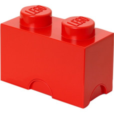 Room Copenhagen LEGO Storage Brick 2 rot, Aufbewahrungsbox(rot)