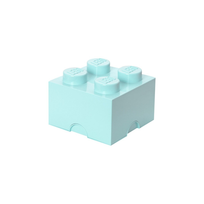Room Copenhagen LEGO Storage Brick 4 aqua, Aufbewahrungsbox(blau)