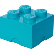 Room Copenhagen LEGO Storage Brick 4 azur, Aufbewahrungsbox(azurblau)