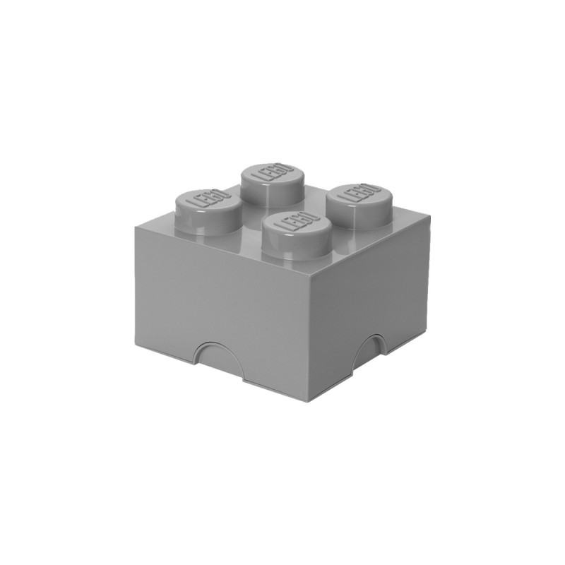 Room Copenhagen LEGO Storage Brick 4 grau, Aufbewahrungsbox(grau)