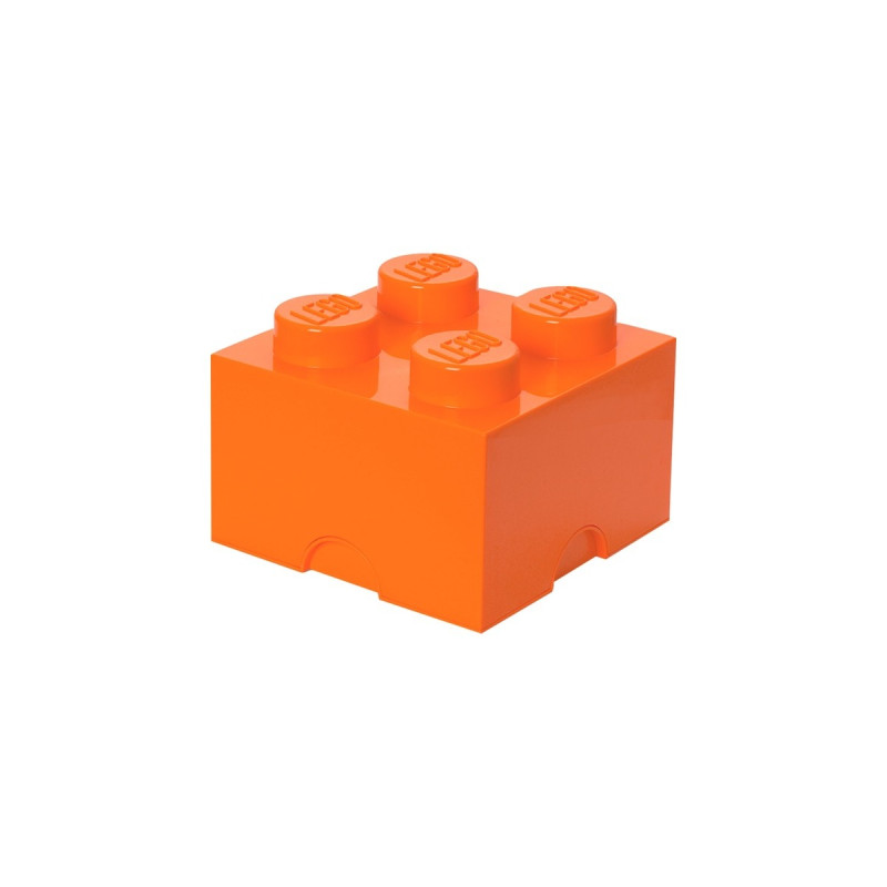 Room Copenhagen LEGO Storage Brick 4 orange, Aufbewahrungsbox(orange)