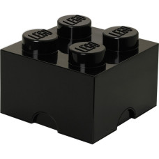 Room Copenhagen LEGO Storage Brick 4 schwarz, Aufbewahrungsbox(schwarz)