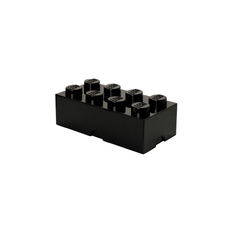 Room Copenhagen LEGO Storage Brick 8 schwarz, Aufbewahrungsbox(schwarz)