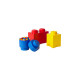 Room Copenhagen LEGO Storage Brick Multi Pack 3er, Aufbewahrungsbox(rot, Gr. S)