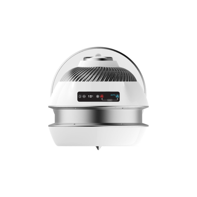 Rowenta 2in1 Air Force Intense HQ 7152, Heizlüfter(weiß/silber, Standventilator, Heizlüfter)