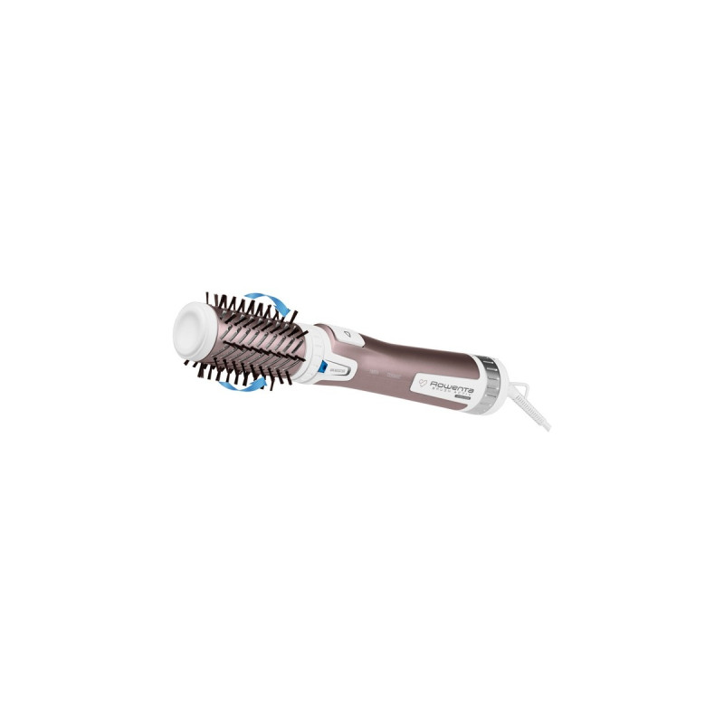 Rowenta Brush Activ Premium Care CF 9540, Warmluftbürste(weiß/rosa)