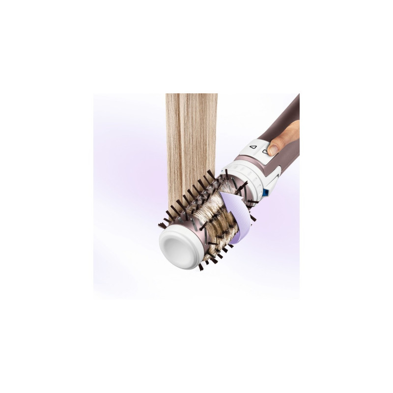 Rowenta Brush Activ Premium Care CF 9540, Warmluftbürste(weiß/rosa)