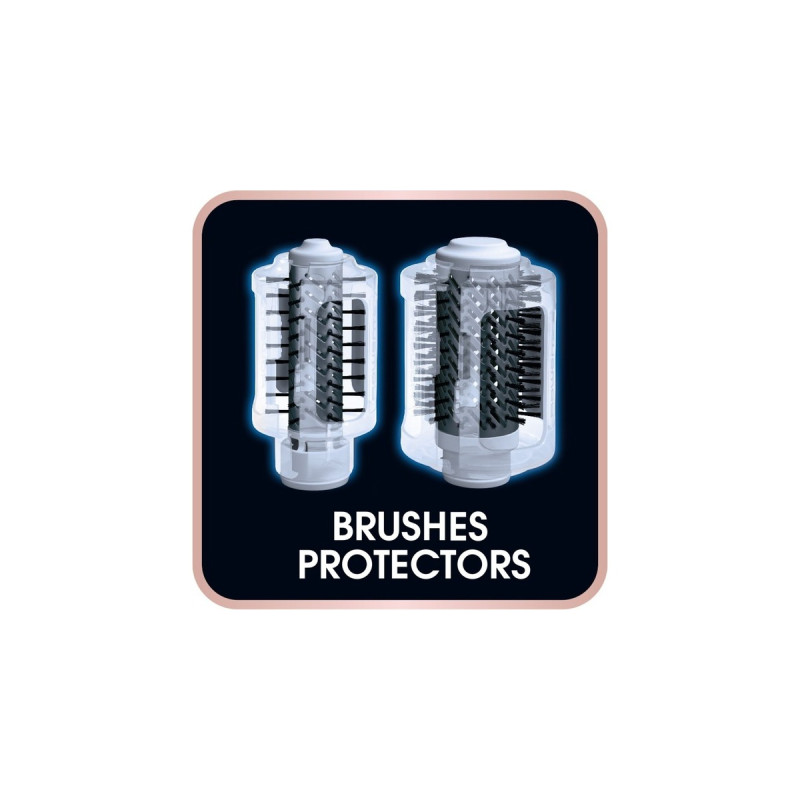 Rowenta Brush Activ Premium Care CF 9540, Warmluftbürste(weiß/rosa)