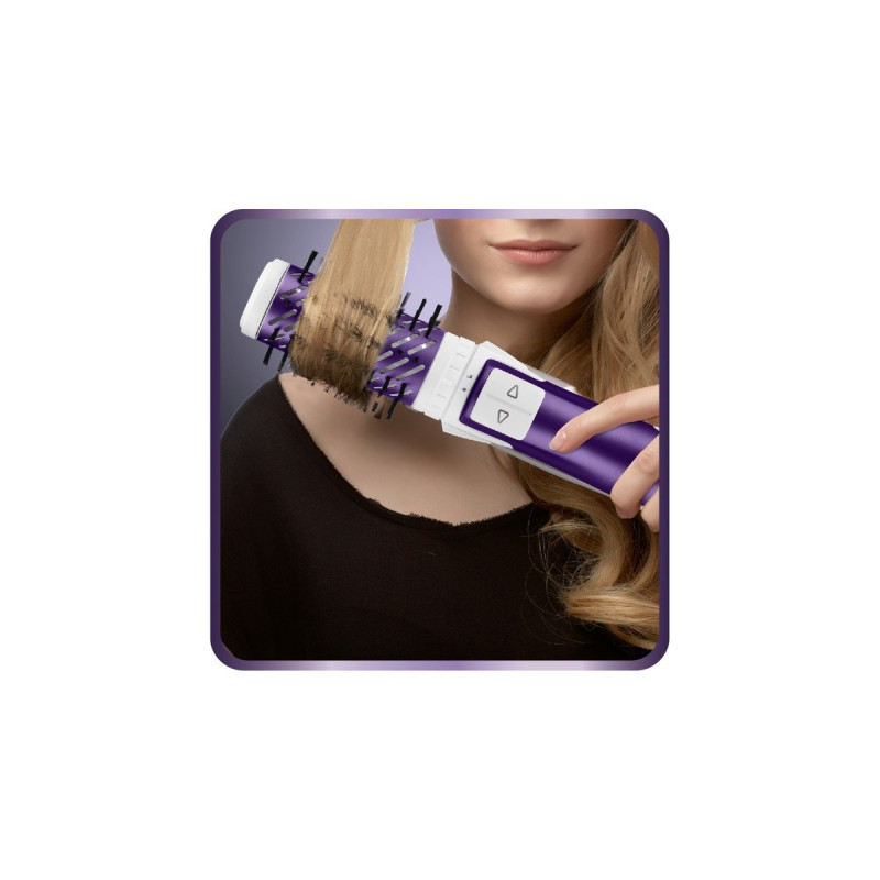 Rowenta Brush Activ Volume & Shine CF 9530, Warmluftbürste(weiß/violett)