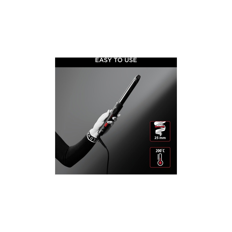 Rowenta KARL LAGERFELD 25mm Lockenstab CF321L(schwarz)