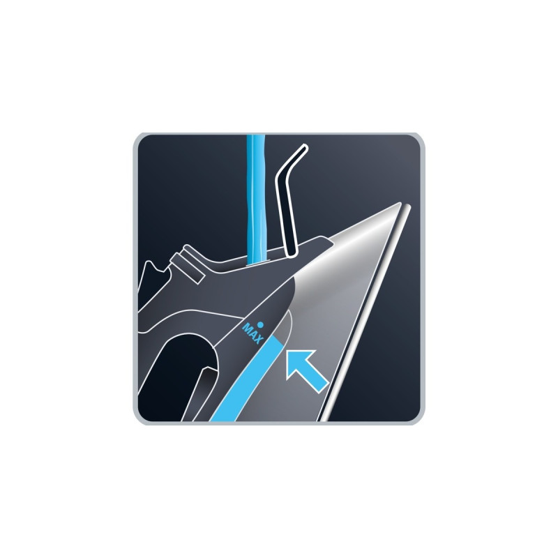 RowentaFocus Excel DW 5210 , Dampfbügeleisen(blau/weiß)