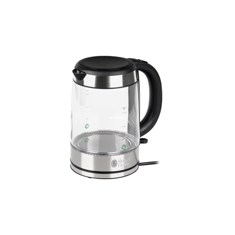 Russell Hobbs Glas-Wasserkocher 21600-57(transparent/edelstahl, 1,7 Liter)