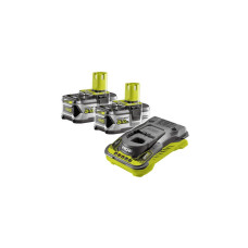 Ryobi 18 V Akku-Starterset RC18150-250(grün/schwarz, Ladegerät + 2x Akku)