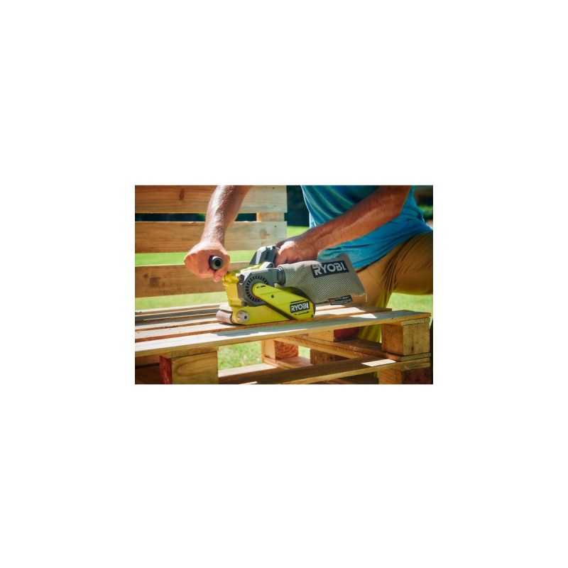 Ryobi Akku-Bandschleifer R18BS-0, 18Volt(grün/schwarz, ohne Akku und Ladegerät)