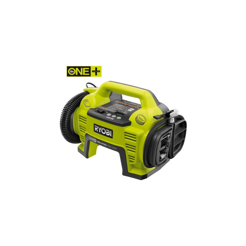 Ryobi Akku-Kompressor R18I-0, 18Volt, Luftpumpe(grün/schwarz, ohne Akku und Ladegerät)