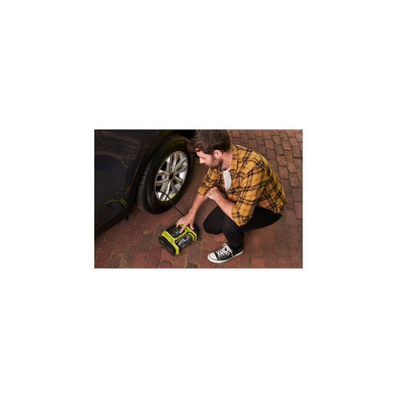 Ryobi Akku-Multikompressor R18MI-0, 18Volt, Luftpumpe(grün/schwarz, ohne Akku und Ladegerät)