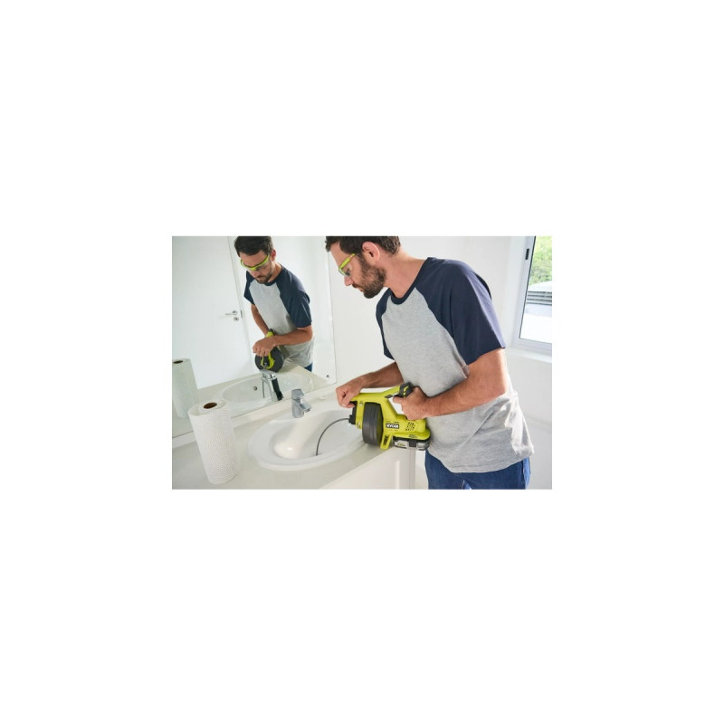 Ryobi Akku-Rohr-Reinigungsgerät R18DA-0, 18Volt(grün/schwarz, ohne Akku und Ladegerät)