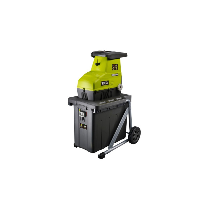 Ryobi Elektro-Leisehäcksler RSH3045U(grün/schwarz, 3.000 Watt)