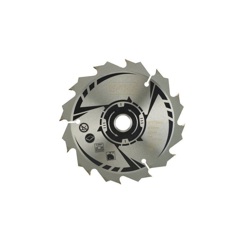 Ryobi HM-Kreissägeblatt CSB170A1, Ø 170mm, 12Z(Bohrung 20mm, für Handkreissägen)