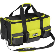 Ryobi Handwerkertasche RSSLTB2, Größe L, lang(grün/schwarz, mit Schultergurt und Rollen)