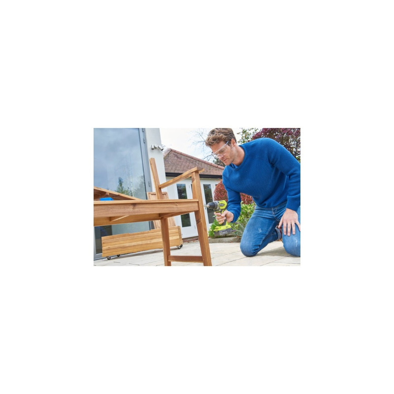 Ryobi ONE+ Akku-Bohrschrauber R18DD5-220S, 18Volt(grün/schwarz, 2x Li-Ionen Akku 2,0Ah, Tasche)