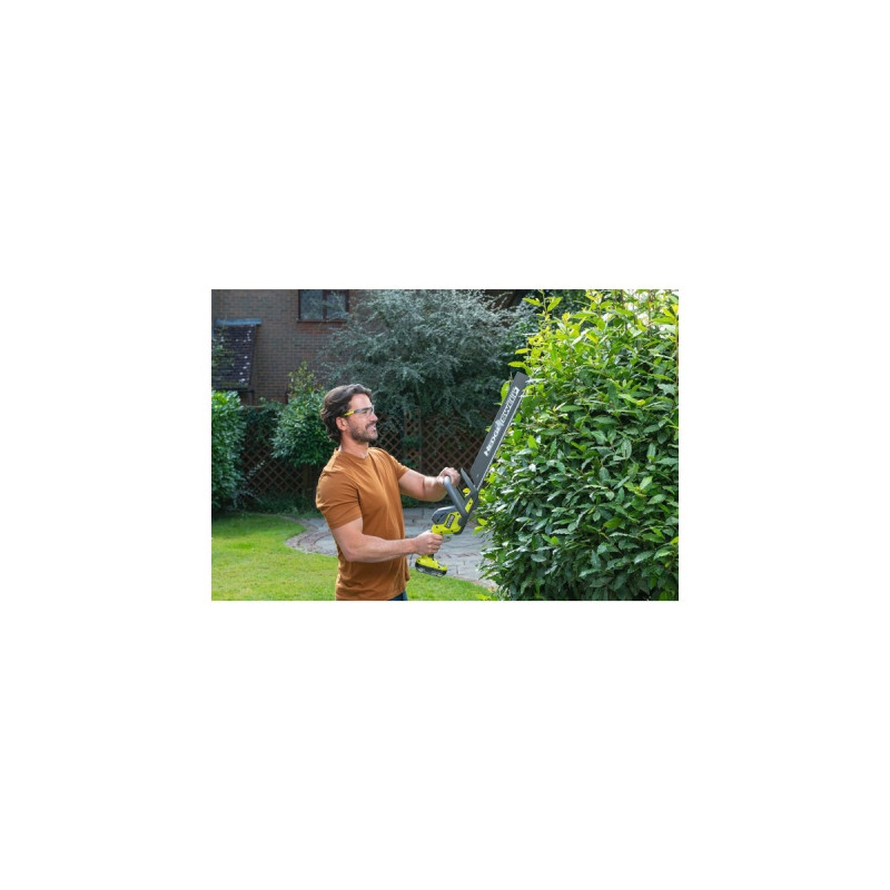 Ryobi ONE+ Akku-Heckenschere RY18HT45A-120, 18Volt(grün/schwarz, Li-Ionen Akku 2,0Ah)