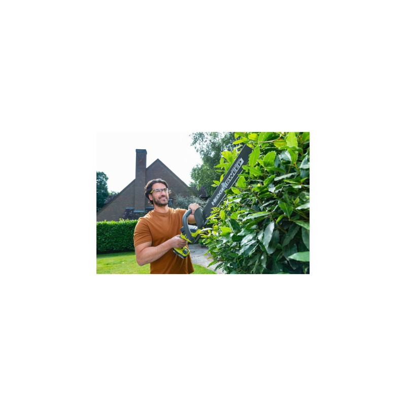 Ryobi ONE+ Akku-Heckenschere RY18HT45A-120, 18Volt(grün/schwarz, Li-Ionen Akku 2,0Ah)