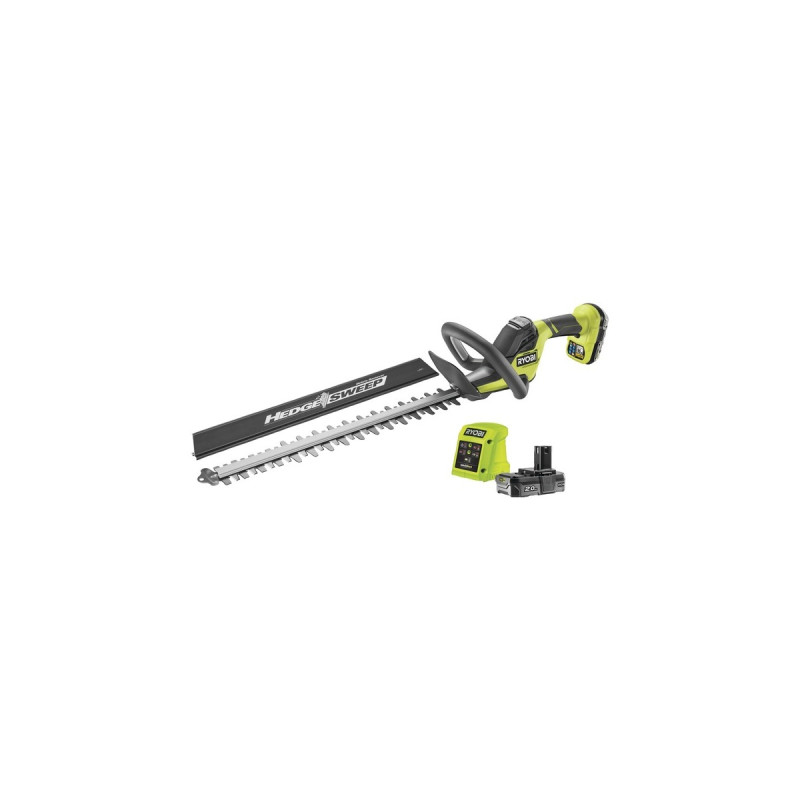 Ryobi ONE+ Akku-Heckenschere RY18HT50A-120, 18Volt(grün/schwarz, Li-Ionen Akku 2,0Ah)