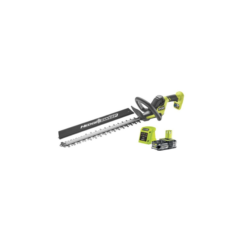 Ryobi ONE+ Akku-Heckenschere RY18HT50A-125, 18Volt(grün/schwarz, Li-Ionen Akku 2,5Ah)